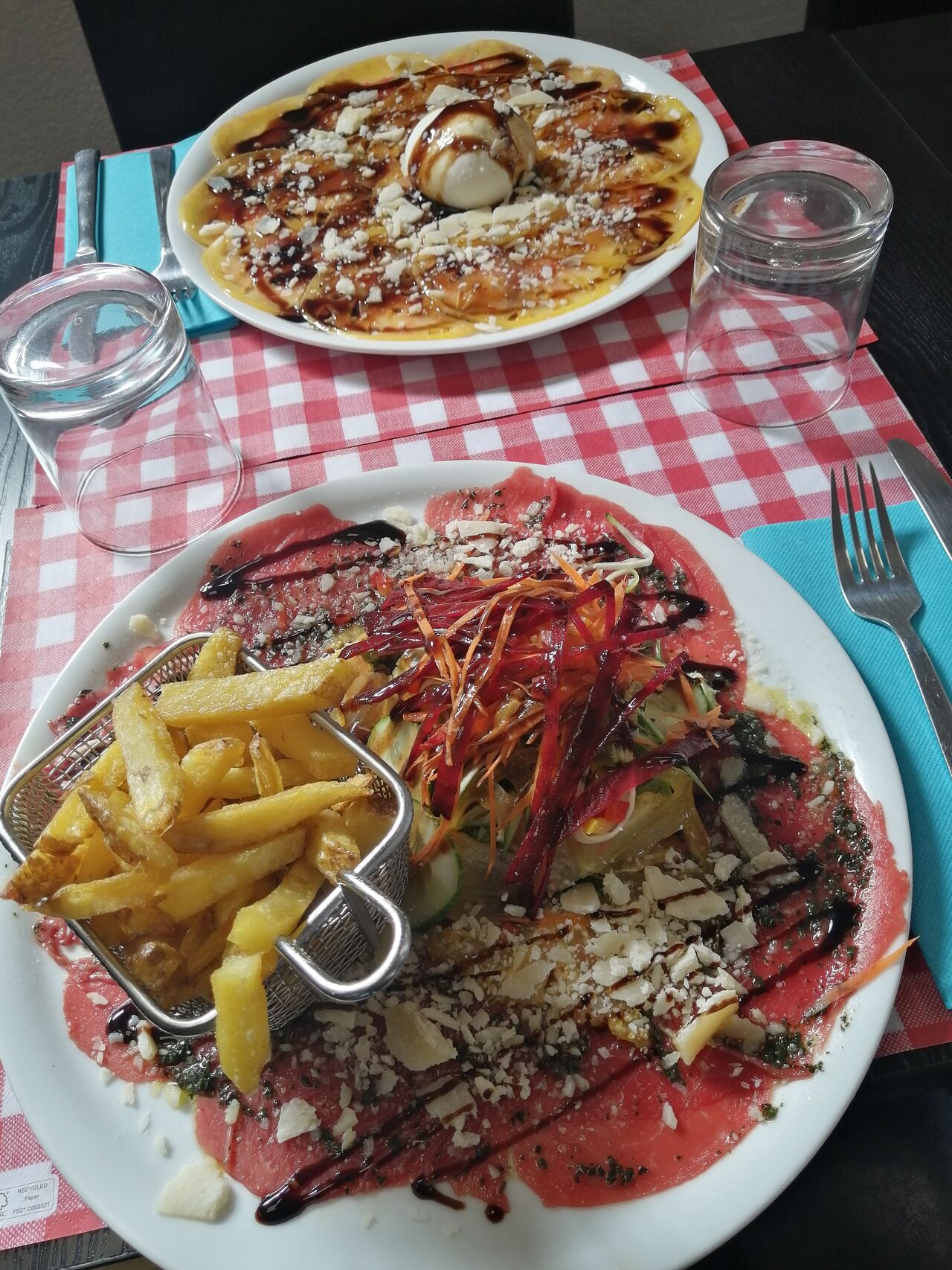 Carpaccio de bœuf